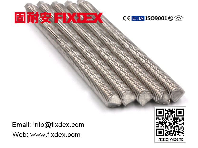 stainless steel chemical anchors,fixdex stainless steel chemical anchors,stainless steel chemical anchor bolts